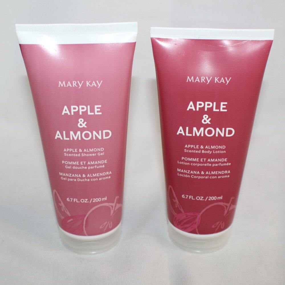 Mary Kay Apple & Almond Scented Body Lotion & Shower Gel